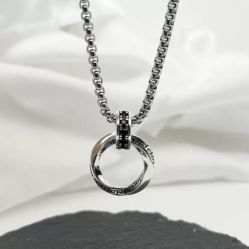 925 Sterling Silver Chain Necklace Men - Yeni 925 Ayar Gümüş Kolye, Vintage