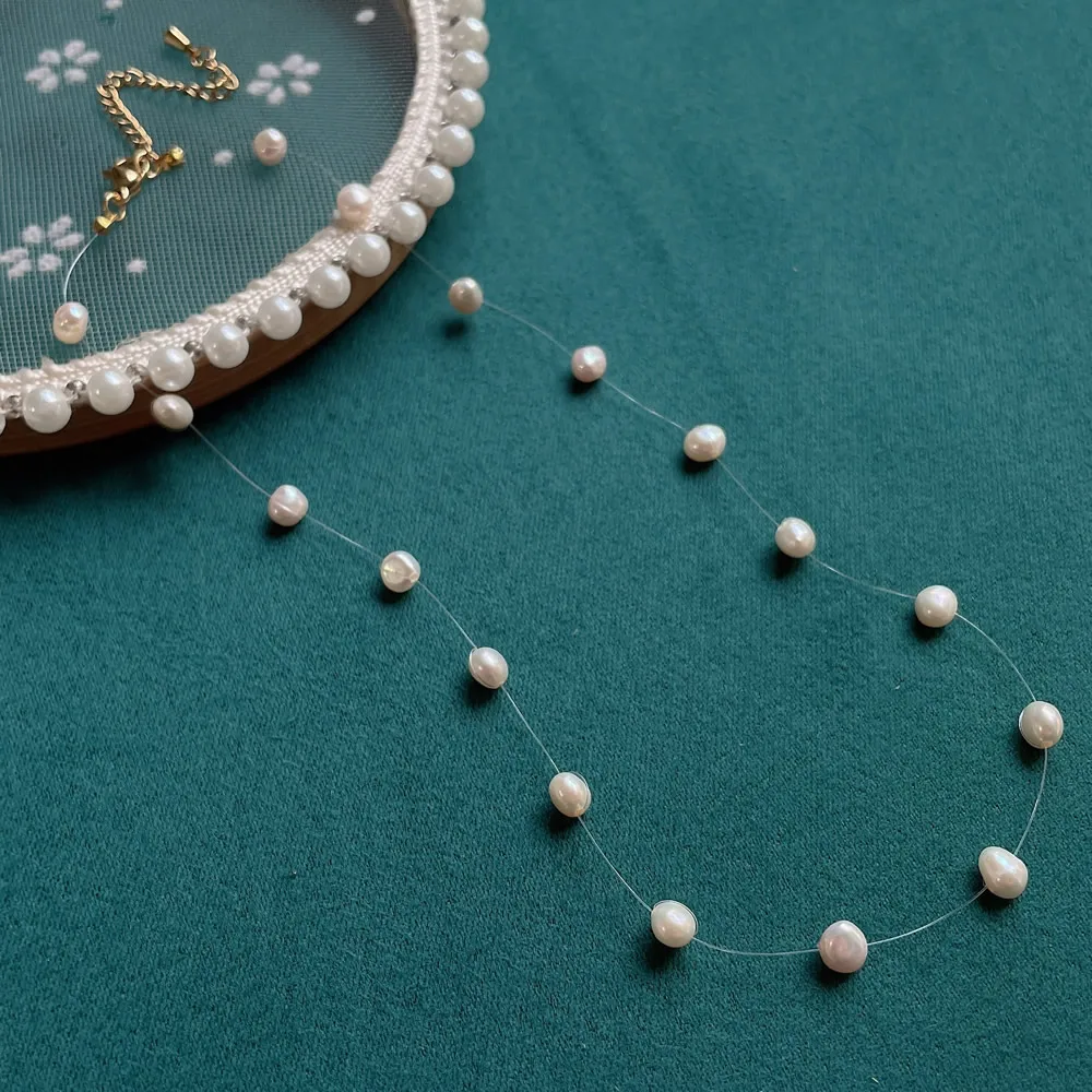 Kadınlar için Doğal Tatlı Su İ - Pearl Choker Necklace Vintage incelemesi ve fiyatı